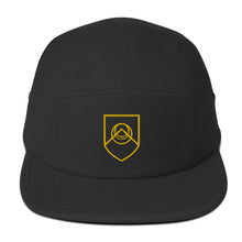 Load image into Gallery viewer, Gold Crest Five Panel Cap
