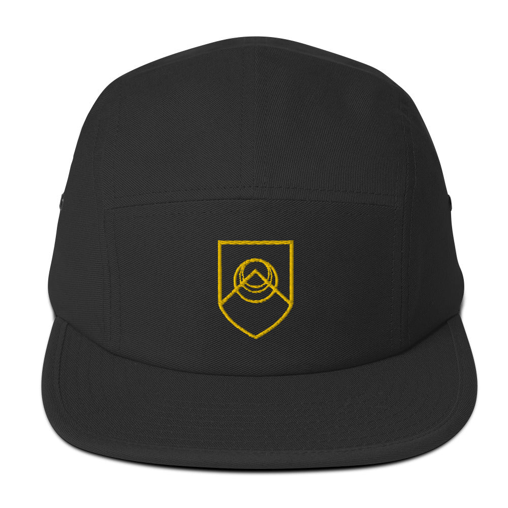 Gold Crest Five Panel Cap